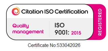 ISO 9001:2015 registered